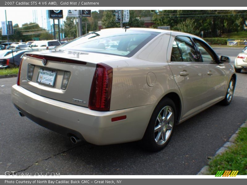 Gold Mist / Cashmere 2007 Cadillac STS 4 V6 AWD