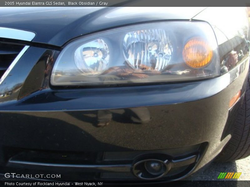 Black Obsidian / Gray 2005 Hyundai Elantra GLS Sedan