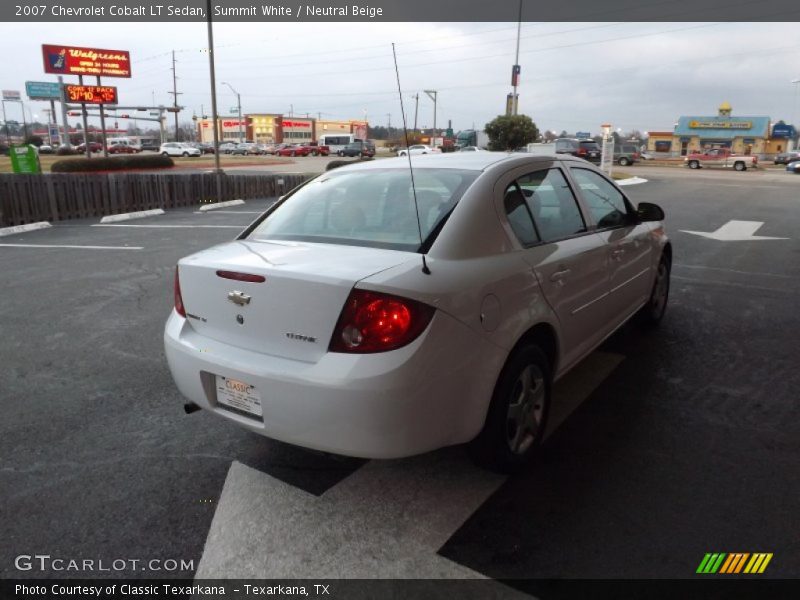 Summit White / Neutral Beige 2007 Chevrolet Cobalt LT Sedan