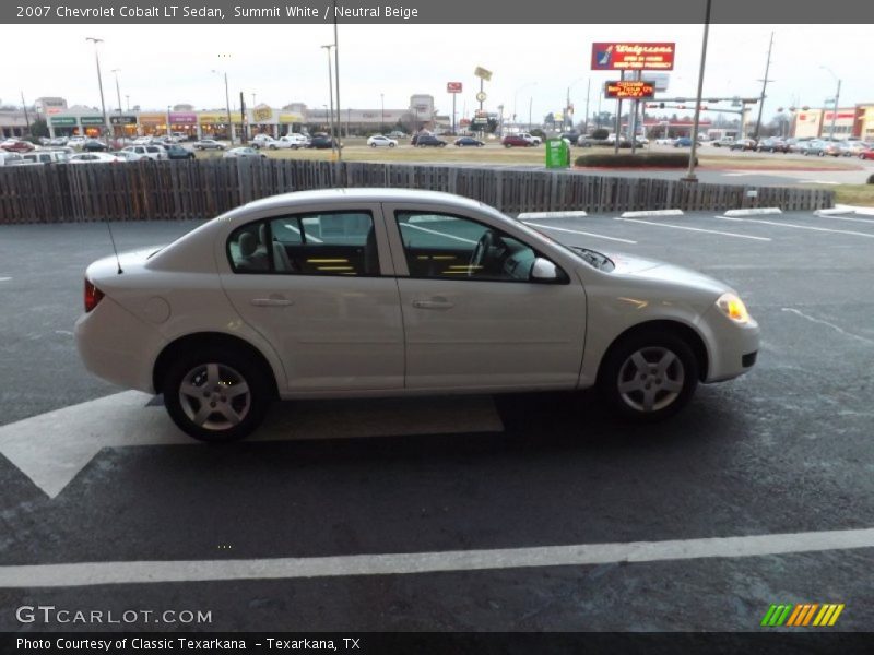 Summit White / Neutral Beige 2007 Chevrolet Cobalt LT Sedan
