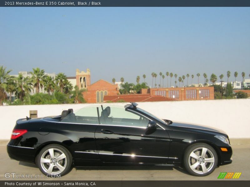 Black / Black 2013 Mercedes-Benz E 350 Cabriolet