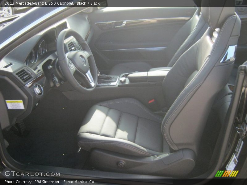 Black / Black 2013 Mercedes-Benz E 350 Cabriolet