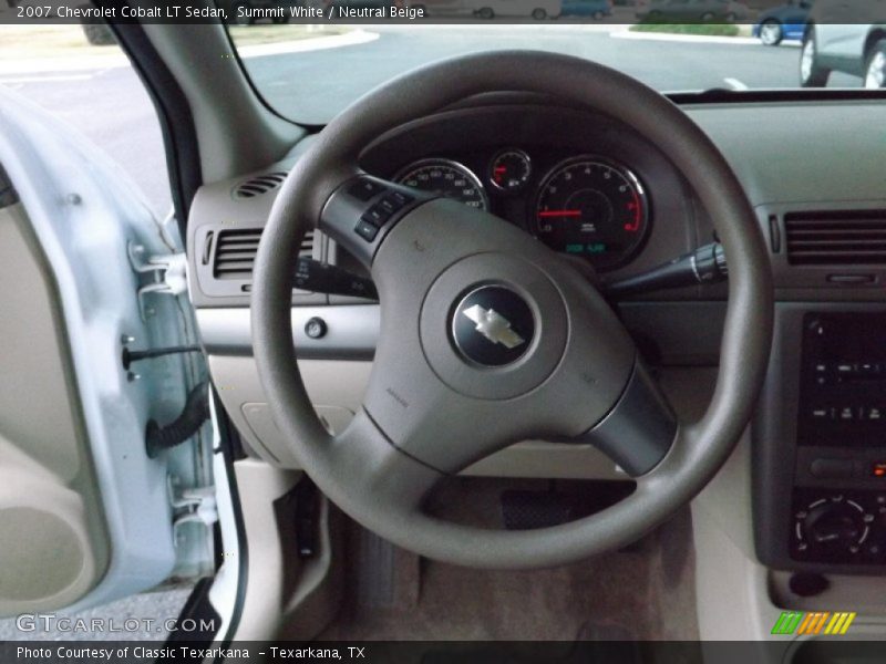 Summit White / Neutral Beige 2007 Chevrolet Cobalt LT Sedan