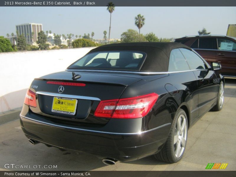 Black / Black 2013 Mercedes-Benz E 350 Cabriolet