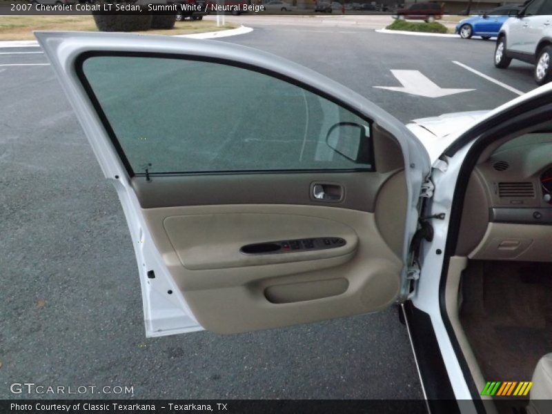 Summit White / Neutral Beige 2007 Chevrolet Cobalt LT Sedan