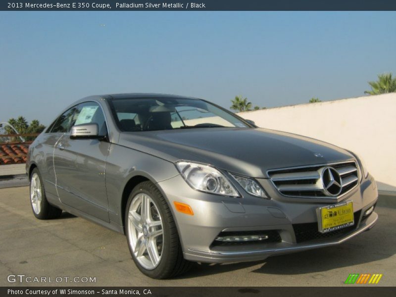 Palladium Silver Metallic / Black 2013 Mercedes-Benz E 350 Coupe