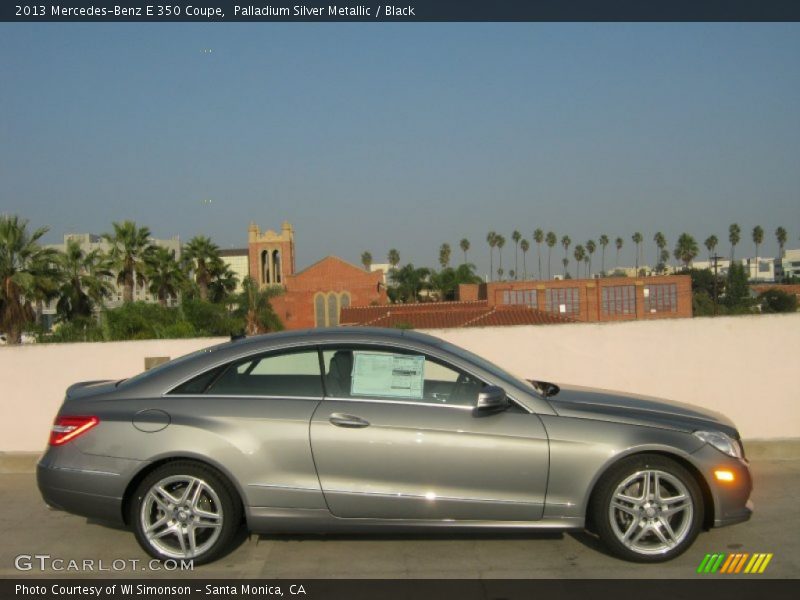 Palladium Silver Metallic / Black 2013 Mercedes-Benz E 350 Coupe