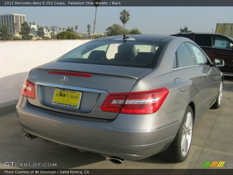 Palladium Silver Metallic / Black 2013 Mercedes-Benz E 350 Coupe