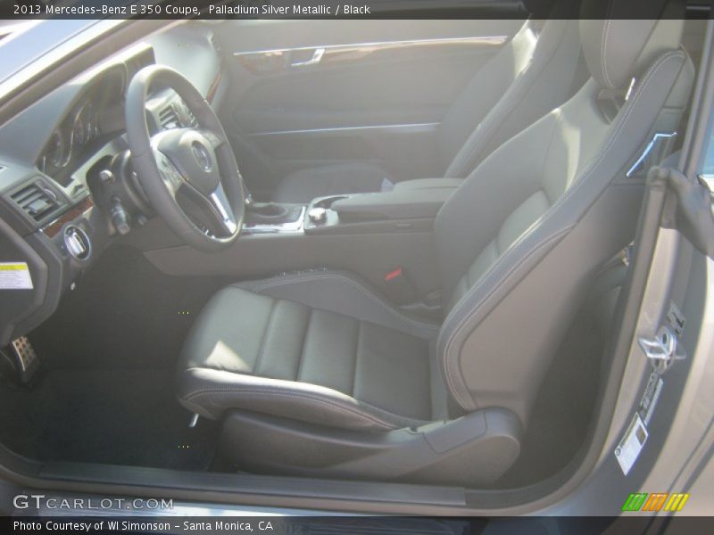 Palladium Silver Metallic / Black 2013 Mercedes-Benz E 350 Coupe