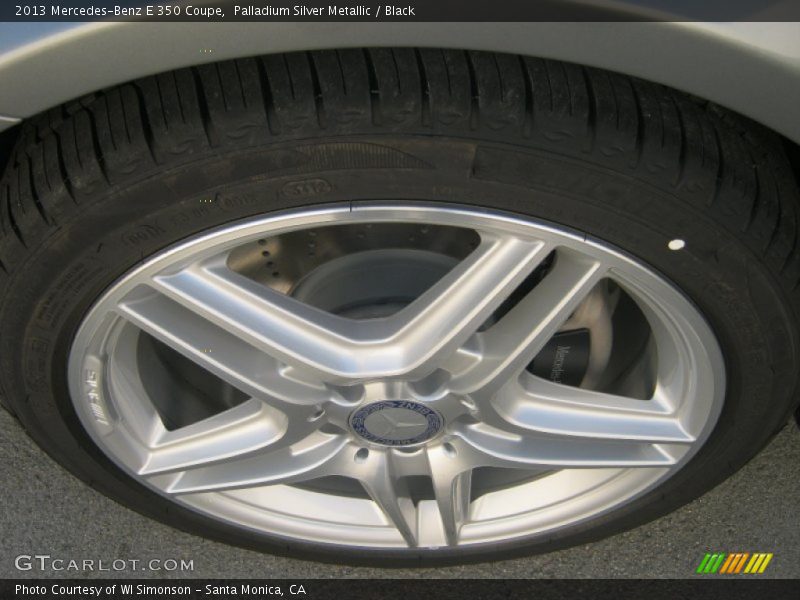 Palladium Silver Metallic / Black 2013 Mercedes-Benz E 350 Coupe