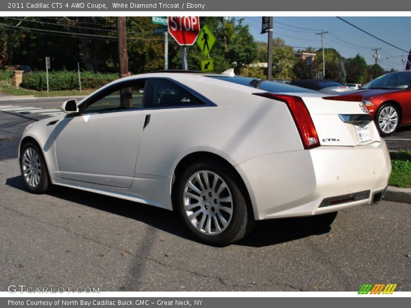 White Diamond Tricoat / Ebony 2011 Cadillac CTS 4 AWD Coupe