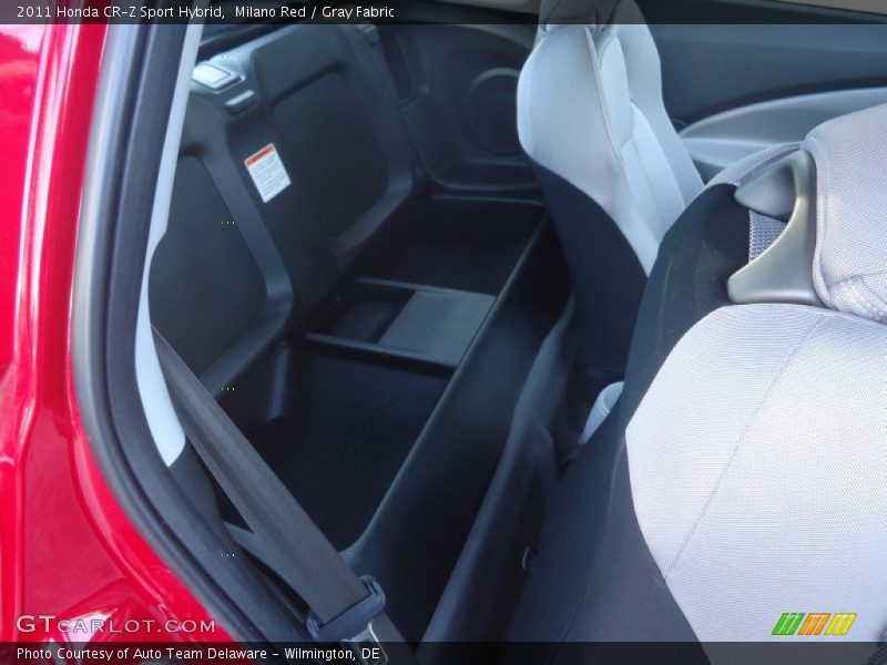 Milano Red / Gray Fabric 2011 Honda CR-Z Sport Hybrid