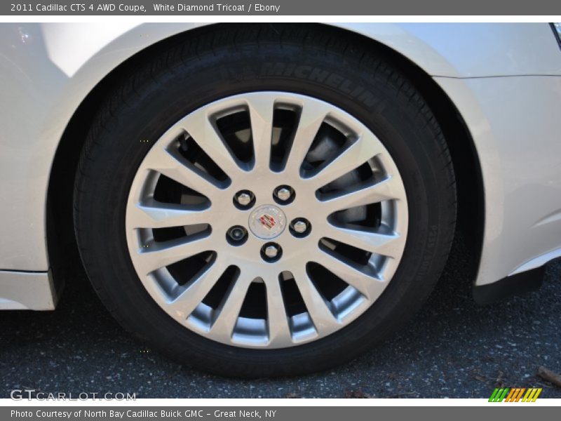 White Diamond Tricoat / Ebony 2011 Cadillac CTS 4 AWD Coupe