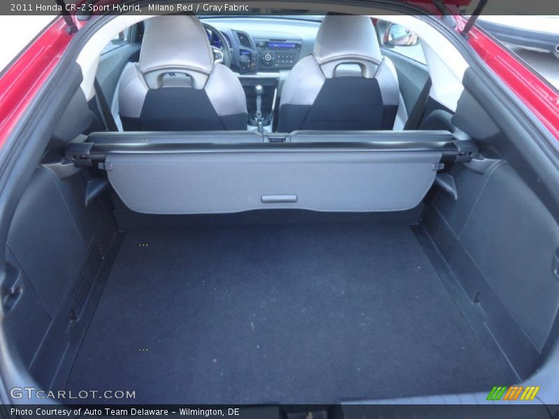 Milano Red / Gray Fabric 2011 Honda CR-Z Sport Hybrid