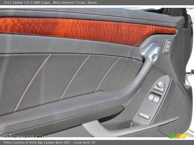 White Diamond Tricoat / Ebony 2011 Cadillac CTS 4 AWD Coupe