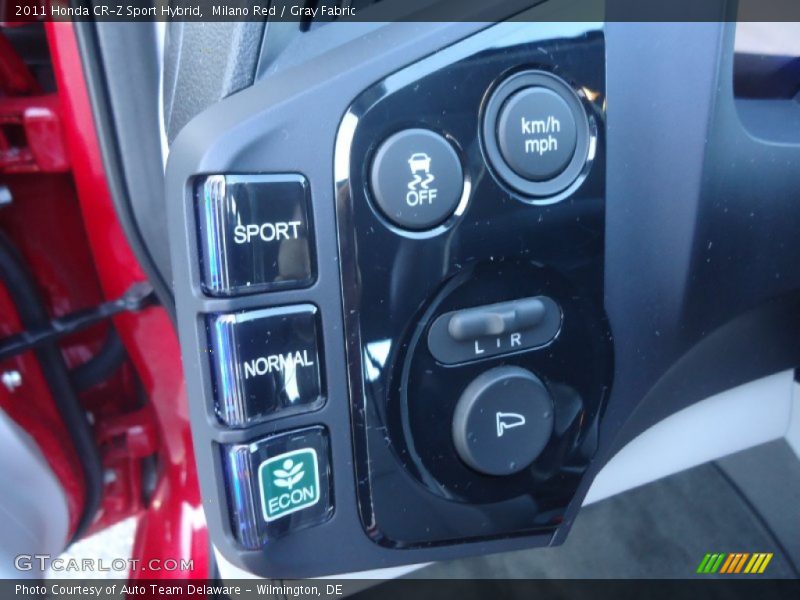 Milano Red / Gray Fabric 2011 Honda CR-Z Sport Hybrid