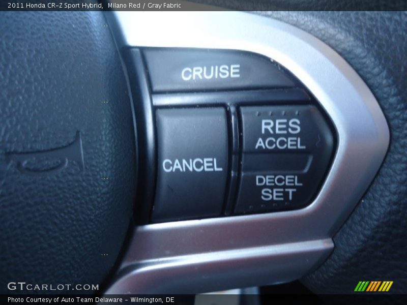 Milano Red / Gray Fabric 2011 Honda CR-Z Sport Hybrid