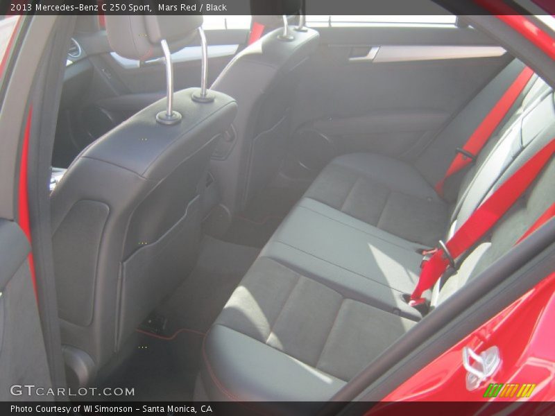 Mars Red / Black 2013 Mercedes-Benz C 250 Sport