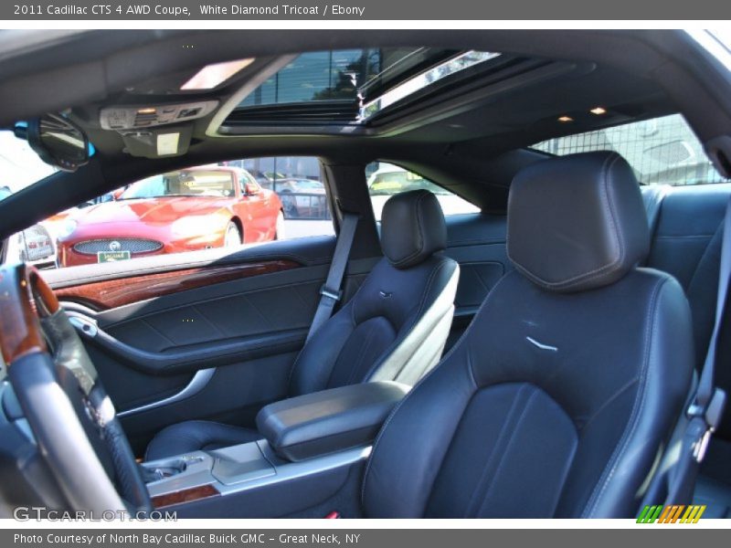 White Diamond Tricoat / Ebony 2011 Cadillac CTS 4 AWD Coupe