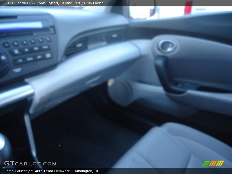Milano Red / Gray Fabric 2011 Honda CR-Z Sport Hybrid