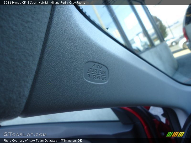 Milano Red / Gray Fabric 2011 Honda CR-Z Sport Hybrid