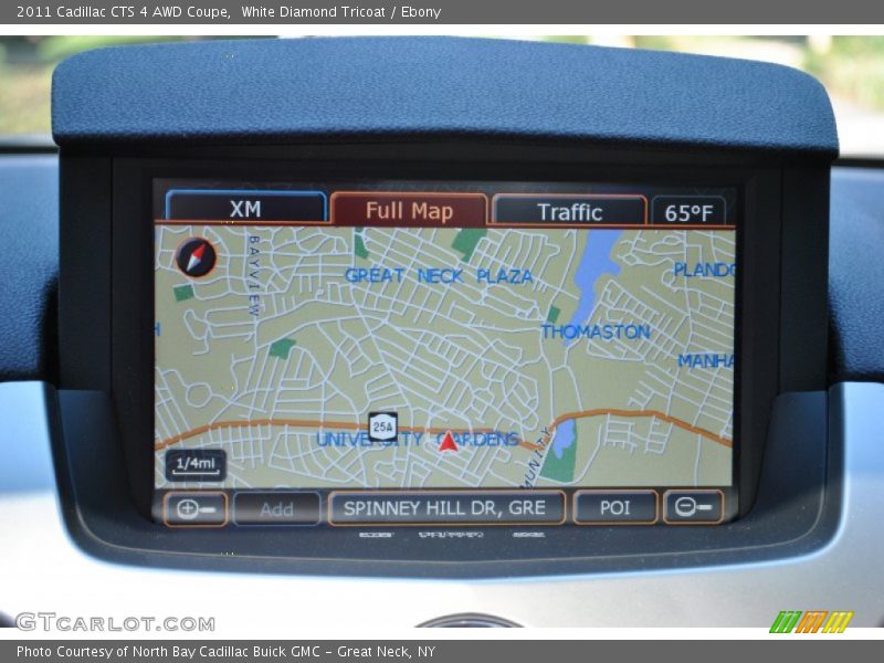 White Diamond Tricoat / Ebony 2011 Cadillac CTS 4 AWD Coupe