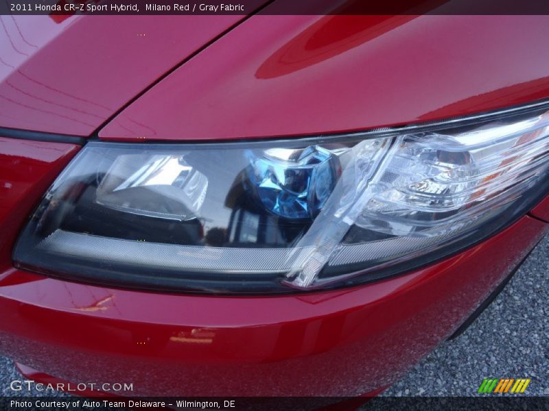 Milano Red / Gray Fabric 2011 Honda CR-Z Sport Hybrid