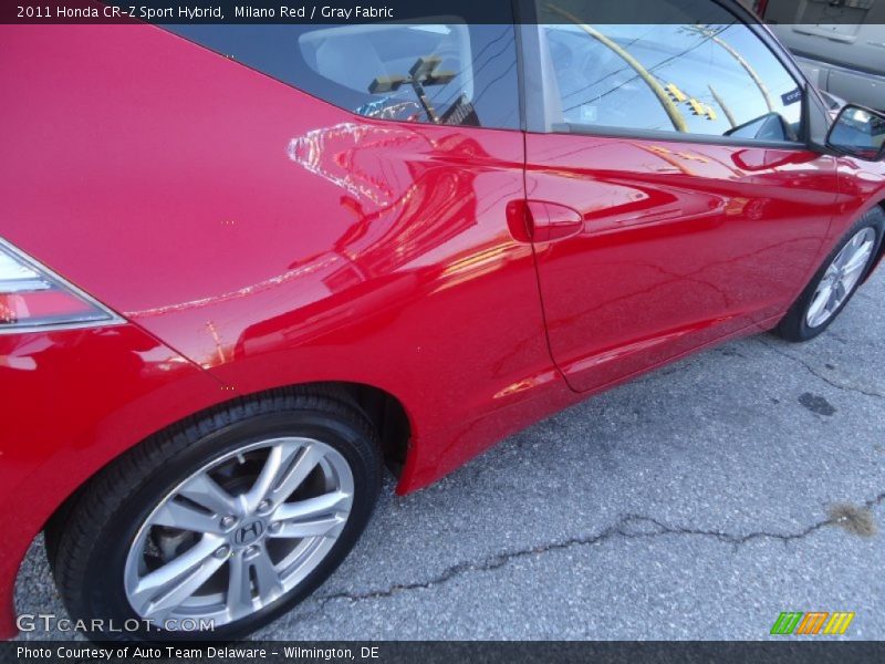 Milano Red / Gray Fabric 2011 Honda CR-Z Sport Hybrid