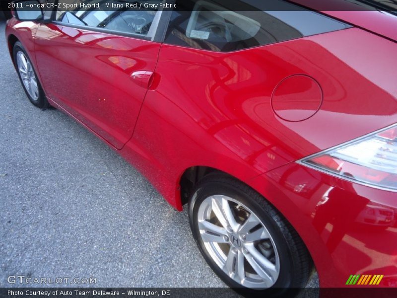 Milano Red / Gray Fabric 2011 Honda CR-Z Sport Hybrid