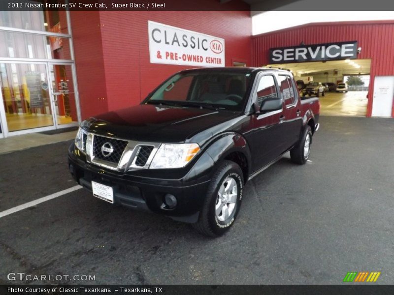 Super Black / Steel 2012 Nissan Frontier SV Crew Cab