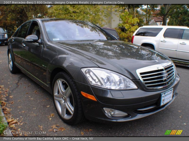 designo Graphite Metallic / designo Corteccia Grey 2007 Mercedes-Benz S 600 Sedan