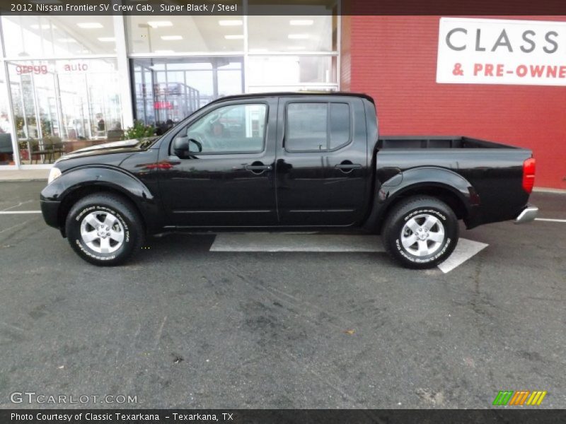 Super Black / Steel 2012 Nissan Frontier SV Crew Cab