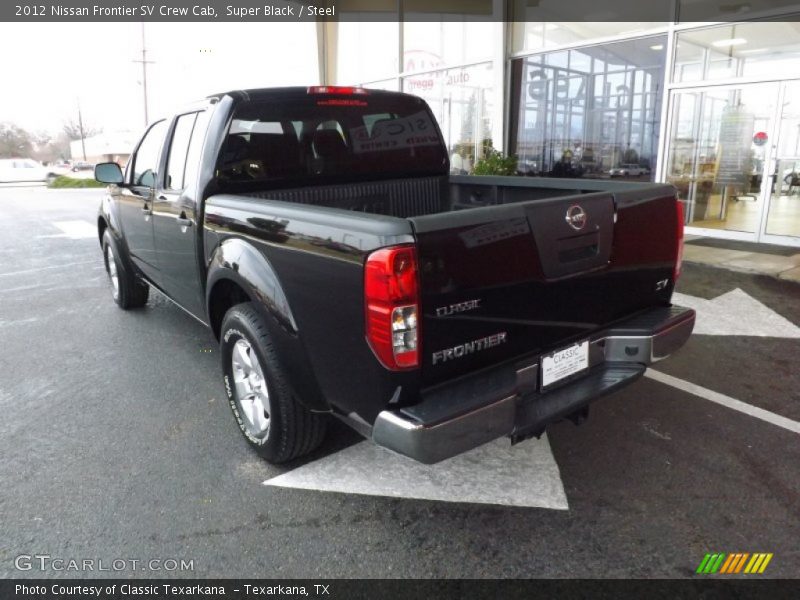 Super Black / Steel 2012 Nissan Frontier SV Crew Cab