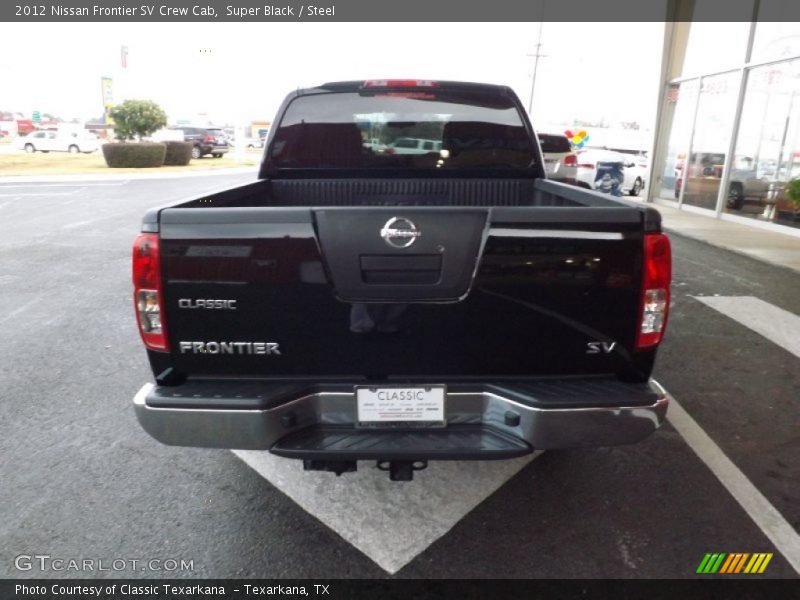 Super Black / Steel 2012 Nissan Frontier SV Crew Cab