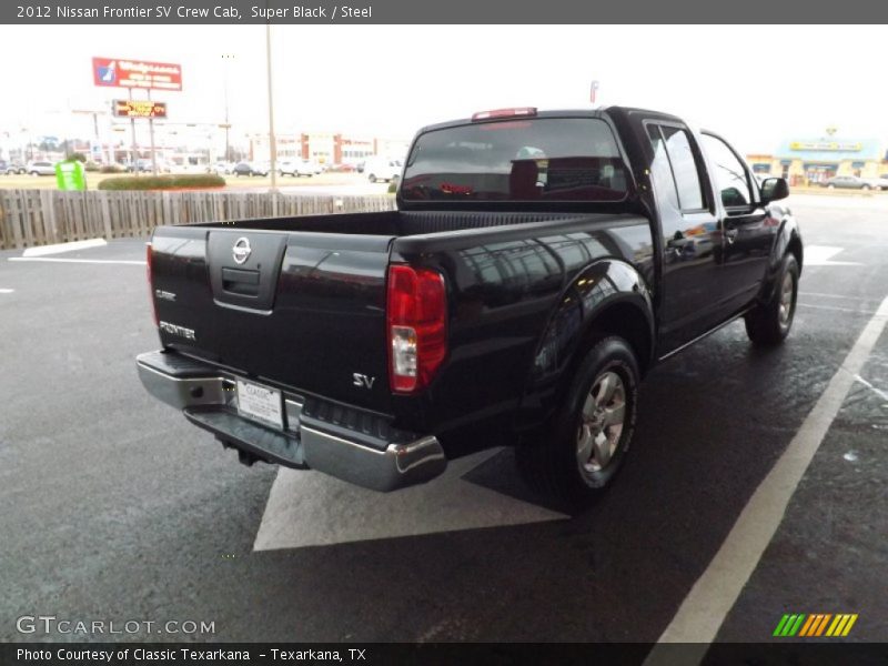 Super Black / Steel 2012 Nissan Frontier SV Crew Cab
