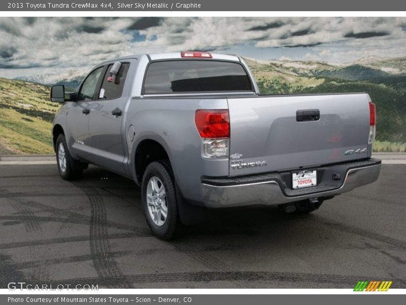 Silver Sky Metallic / Graphite 2013 Toyota Tundra CrewMax 4x4