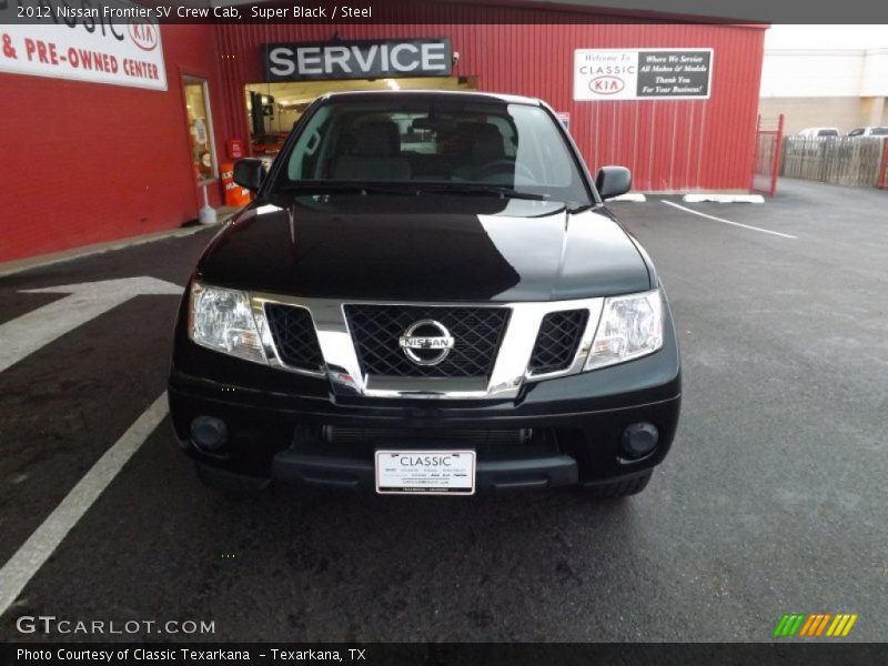 Super Black / Steel 2012 Nissan Frontier SV Crew Cab