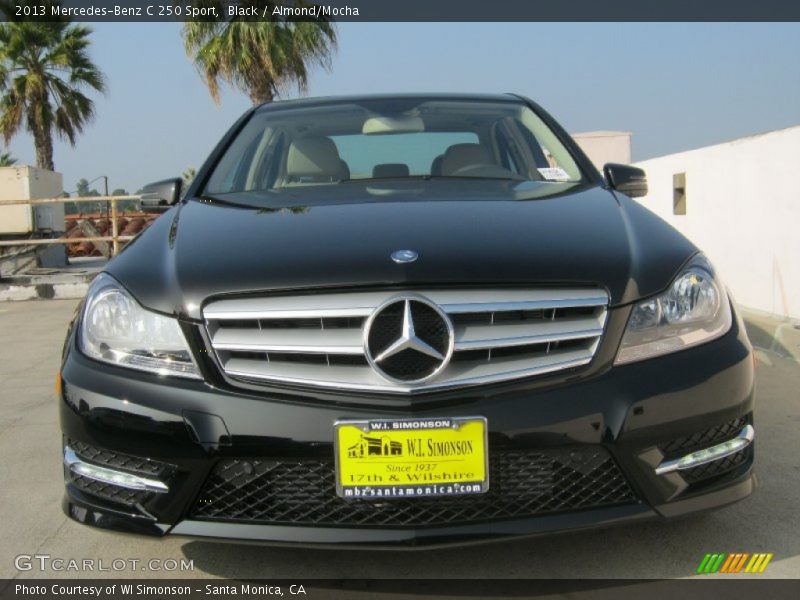 Black / Almond/Mocha 2013 Mercedes-Benz C 250 Sport