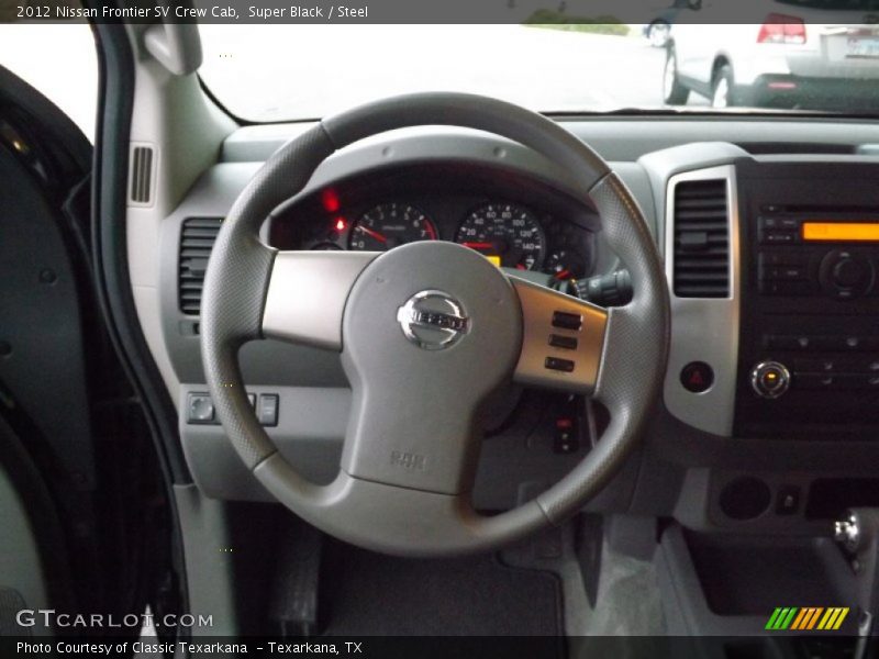 Super Black / Steel 2012 Nissan Frontier SV Crew Cab