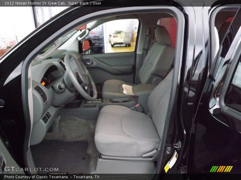 Super Black / Steel 2012 Nissan Frontier SV Crew Cab