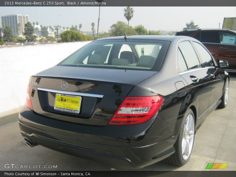 Black / Almond/Mocha 2013 Mercedes-Benz C 250 Sport