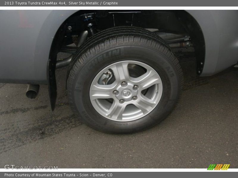 Silver Sky Metallic / Graphite 2013 Toyota Tundra CrewMax 4x4