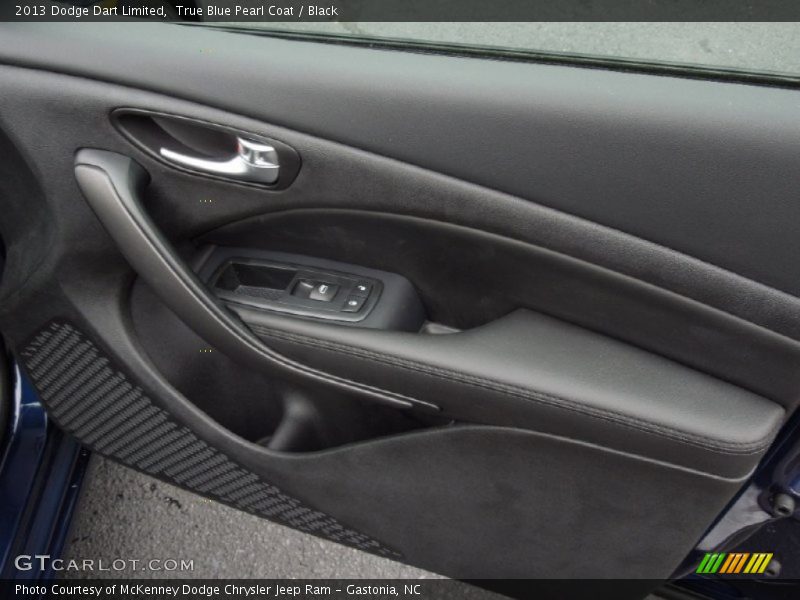True Blue Pearl Coat / Black 2013 Dodge Dart Limited
