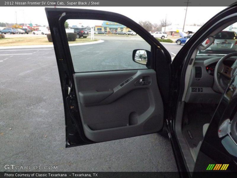 Super Black / Steel 2012 Nissan Frontier SV Crew Cab