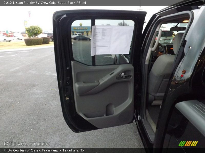 Super Black / Steel 2012 Nissan Frontier SV Crew Cab