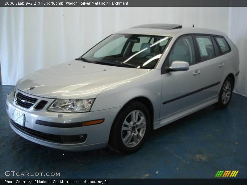 Silver Metallic / Parchment 2006 Saab 9-3 2.0T SportCombi Wagon