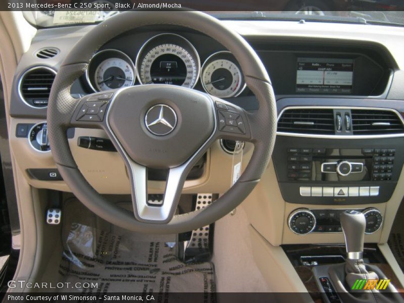 Black / Almond/Mocha 2013 Mercedes-Benz C 250 Sport