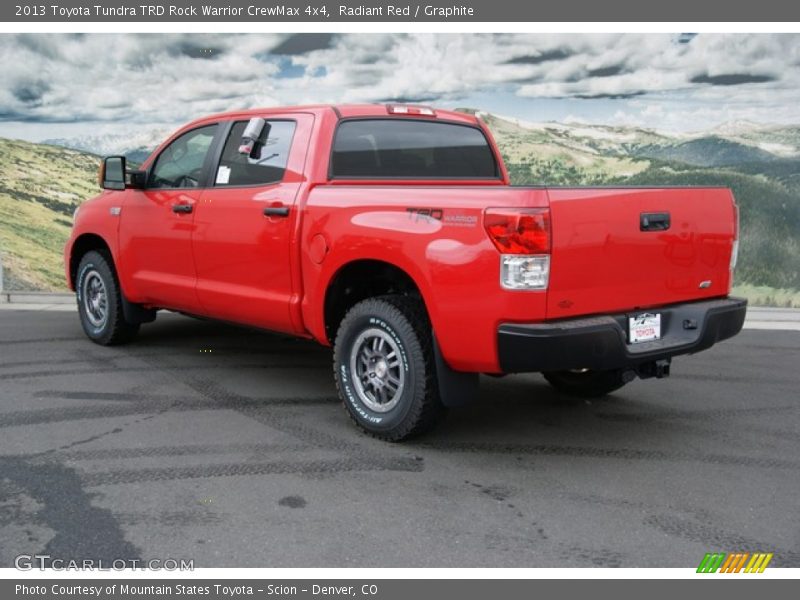Radiant Red / Graphite 2013 Toyota Tundra TRD Rock Warrior CrewMax 4x4