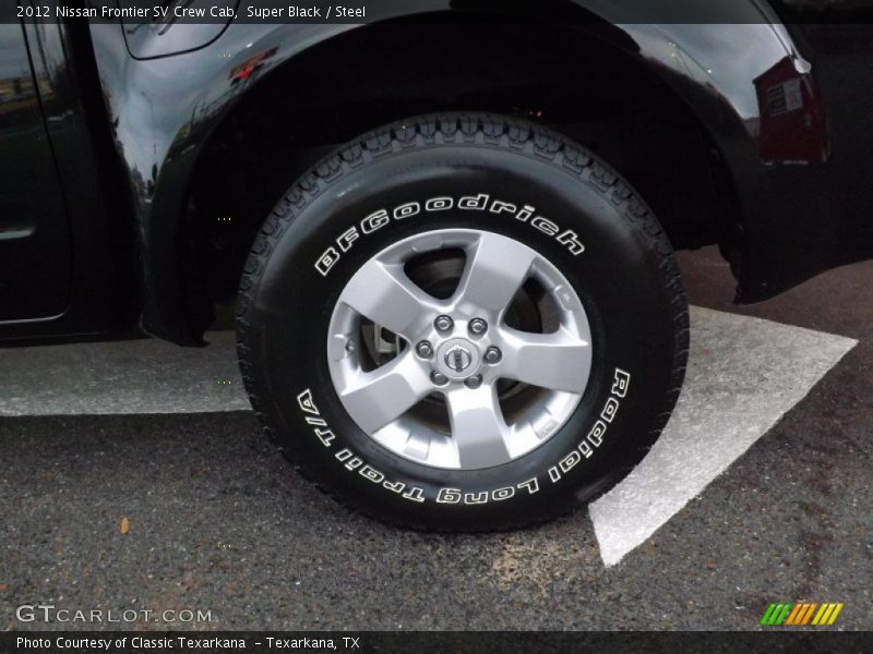 Super Black / Steel 2012 Nissan Frontier SV Crew Cab