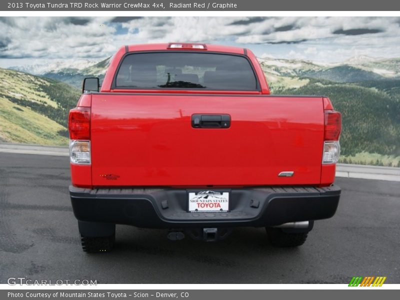 Radiant Red / Graphite 2013 Toyota Tundra TRD Rock Warrior CrewMax 4x4